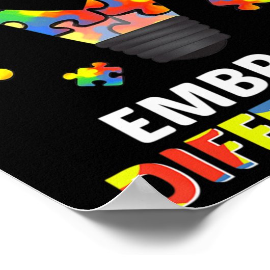 自閉症意識が違いを受け入れるSの100日 ポスター (角)