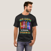 自閉症意識が違いを受け入れるSの100日 Tシャツ (正面フル)