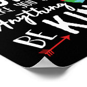 自閉症意識のシャツ – 優しい自閉症意識を実現 ポスター (角)