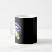 自閉症意識の唇 コーヒーマグカップ (正面左)