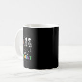 自閉症意識の女性はOk違うだ コーヒーマグカップ (正面左)