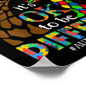 自閉症意識の女性はOk違うだ ポスター (角)