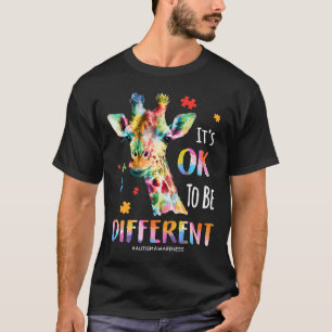 自閉症意識の女性はOk違うだ Tシャツ