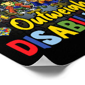 自閉症意識の少年の能力が障害を凌駕 ポスター (角)