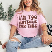 自閉症意識の日は自閉症だ Tシャツ