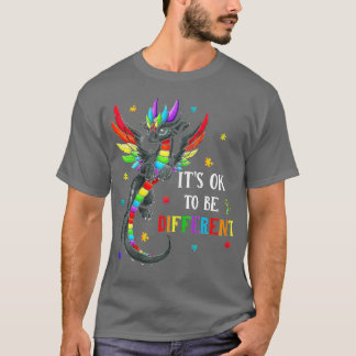 自閉症意識の日ドラゴンギフト、それはディになってもよい Tシャツ