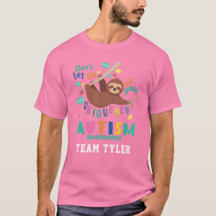 自閉症意識の欠如はあなたのユニークさを保持する Tシャツ