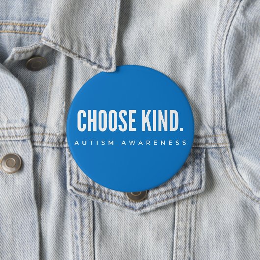 自閉症意識の選択kind blueボタン 缶バッジ (インサイチュ)