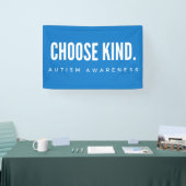 自閉症意識は親切なバナーサインをモダン選択する 横断幕 (トレードショー)