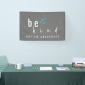 自閉症意識は親切なバナー徴候である 横断幕 (トレードショー)