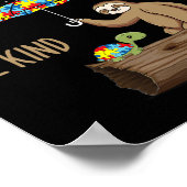 自閉症意識は親切な特別教育先生 ポスター (角)