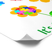 自閉症意識ひまわり ポスター (角)