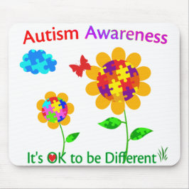 自閉症意識ひまわり マウスパッド