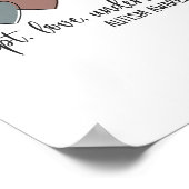 自閉症意識を理解する愛を受け入れる ポスター (角)