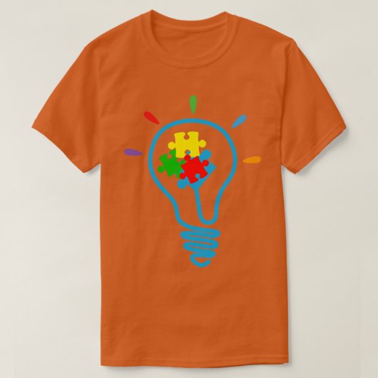 自閉症意識を高める1 Tシャツ (デザイン正面)