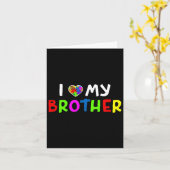 自閉症意識キッズブラザーズ カード (黄色い花)