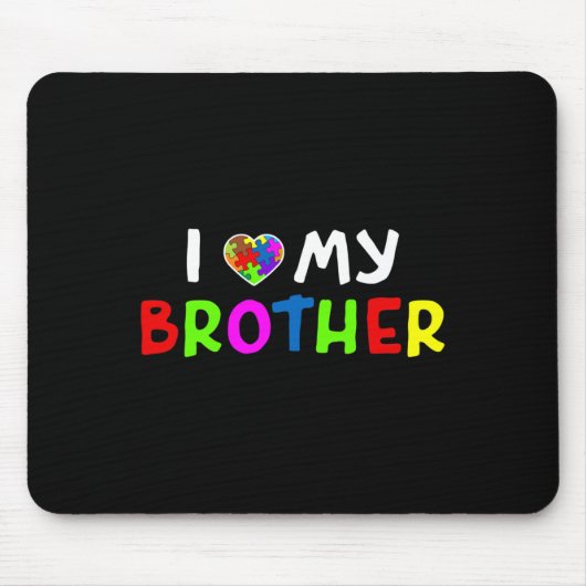 自閉症意識キッズブラザーズ マウスパッド (正面)