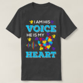 自閉症意識ギフト自閉症の母親のための女性 Tシャツ (デザイン正面)