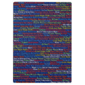 自閉症意識クリップボード クリップボード (裏面)