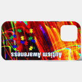 自閉症意識ケースメイトiPhoneケース Case-Mate iPhoneケース (裏面 (横))