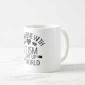 自閉症意識コーヒーマグ コーヒーマグカップ (正面右)