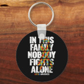 自閉症意識シャツファミリーサポートママ自閉症A キーホルダー (正面)