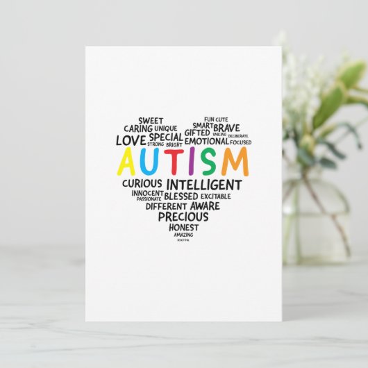 自閉症意識シャツ – 自閉症ハートシャツ セーブザデート (スタンド正面)