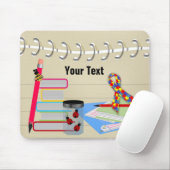 自閉症意識スクールマウスパッド マウスパッド (マウス)