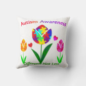 自閉症意識チューリップ クッション (裏面)