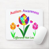 自閉症意識チューリップ マウスパッド (マウス)
