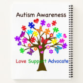 自閉症意識ツリー ノートブック (裏面)