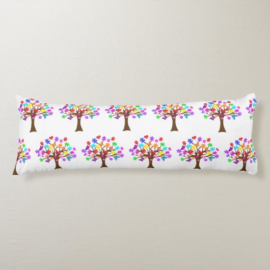 自閉症意識ツリー ボディピロー (正面)