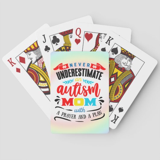 自閉症意識トランプ トランプ (裏面)