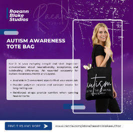 自閉症意識トートバッグ トートバッグ