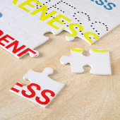 自閉症意識ドットパズル ジグソーパズル (側面)