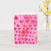 自閉症意識ノートカード カード (黄色い花)