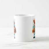 自閉症意識ハイランドカウマグカップ コーヒーマグカップ (中央)