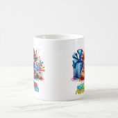 自閉症意識ハイランドカウマグカップ コーヒーマグカップ (中央)