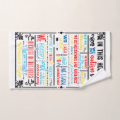 自閉症意識ハンドタオル ハンドタオル (ハンドタオル)