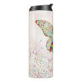 自閉症意識バタフライリボン タンブラー (回転左)