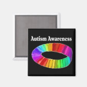 自閉症意識バンド マグネット (正面/裏面)