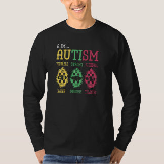 自閉症意識パズル周期表要素Au Tシャツ