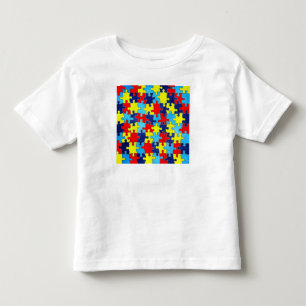 自閉症意識パズルby Shirley Taylor トドラーTシャツ