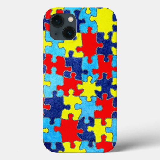 自閉症意識パズルby Shirley Taylor Case-Mate iPhoneケース (裏面)