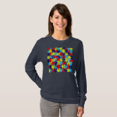 自閉症意識パズルby Shirley Taylor Tシャツ (正面フル)