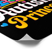 自閉症意識プリンセス自閉症少女キッド ポスター (角)