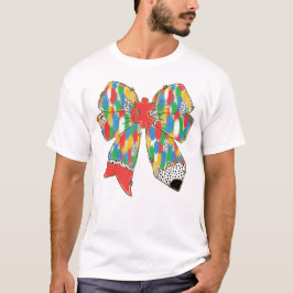 自閉症意識ペンシル弓 Tシャツ