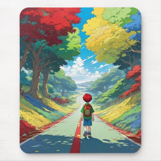 自閉症意識マウスパッド マウスパッド (正面)