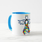 自閉症意識マグカップ マグカップ (正面左)