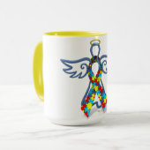 自閉症意識マグカップ マグカップ (正面左)